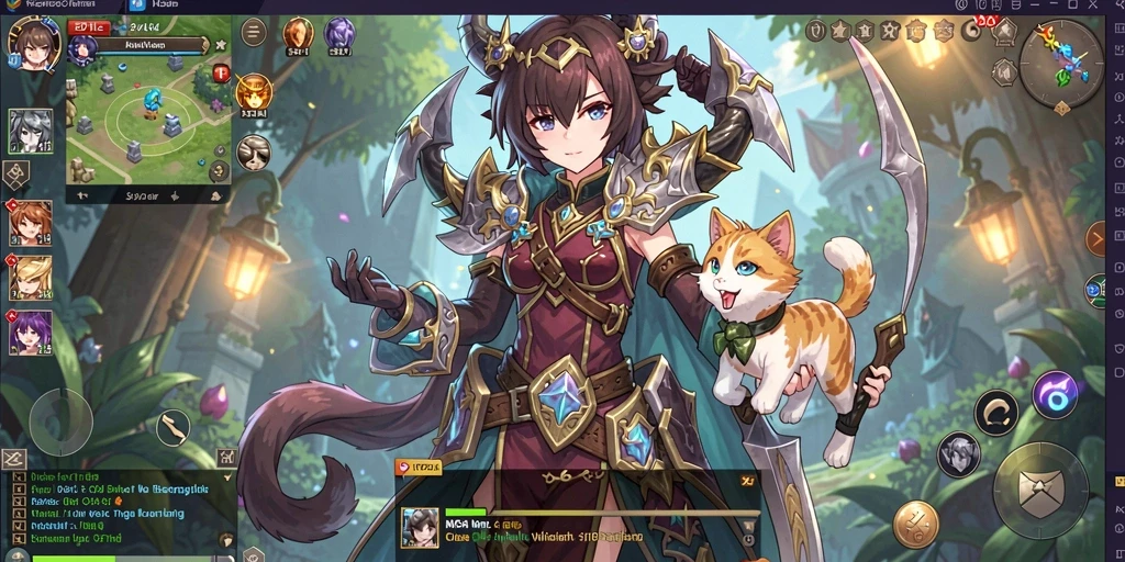 Screenshot menampilkan grafik menarik dari tema slot.