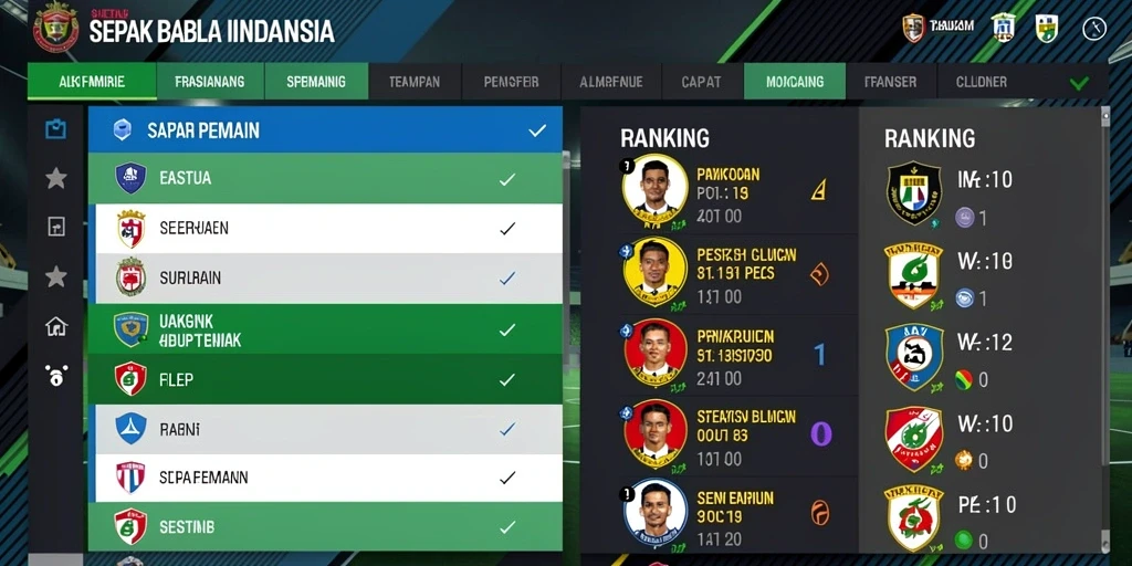 Tampilan menu utama yang menarik dan mudah dinavigasi.