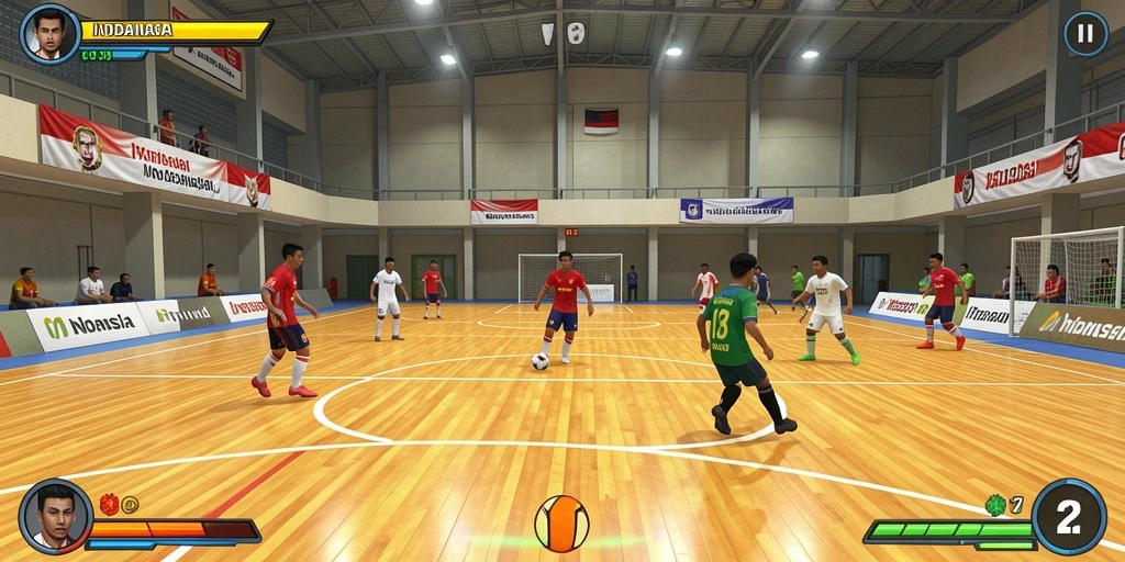 Menampilkan gameplay menarik dengan grafis yang memukau.