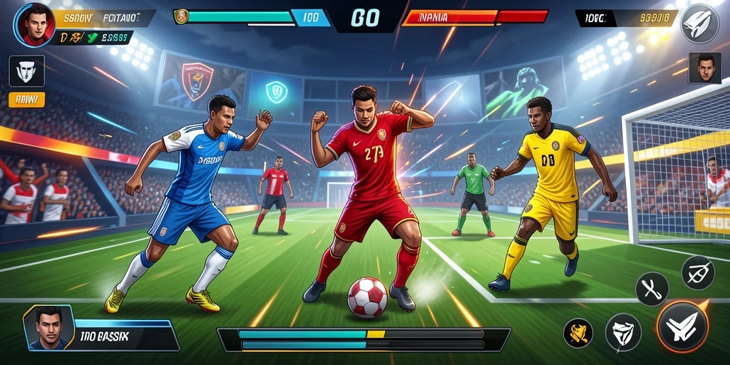 Tampilan grafik yang menarik dan cerah.