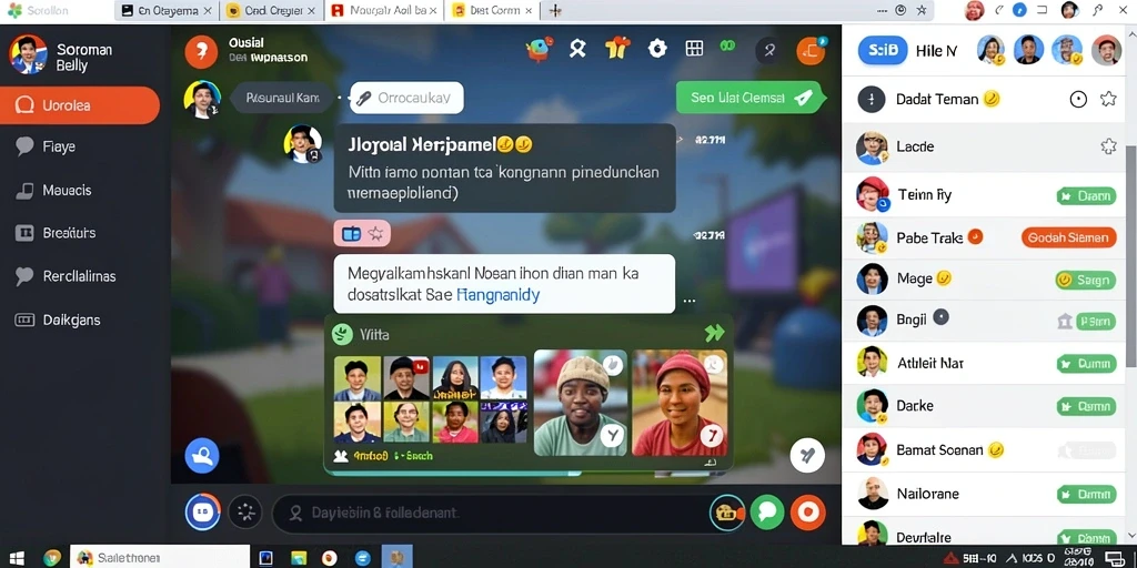Screenshot menampilkan antarmuka pengguna yang intuitif.