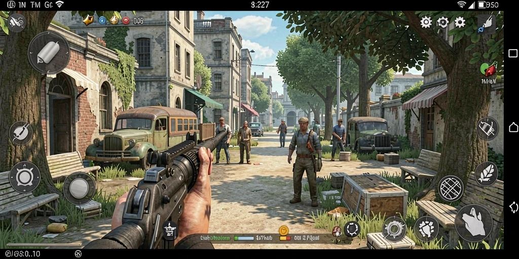 Tangkapan layar menunjukkan gameplay yang memukau dan interaktif.