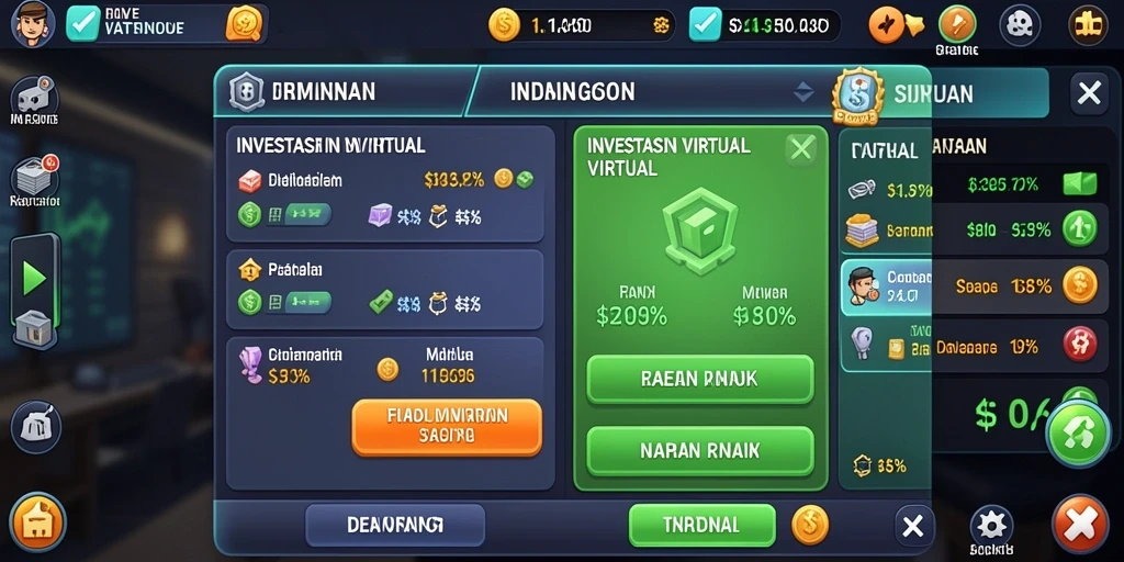 Tampilan awal game yang menarik dan intuitif.