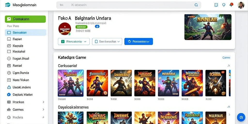 Tangkapan layar dari karakter utama dalam aksi.