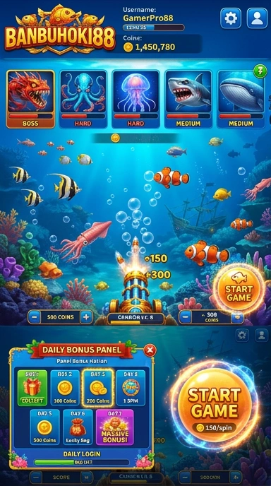Galeri pratinjau visual banbuhoki88 build APK resmi terbaru